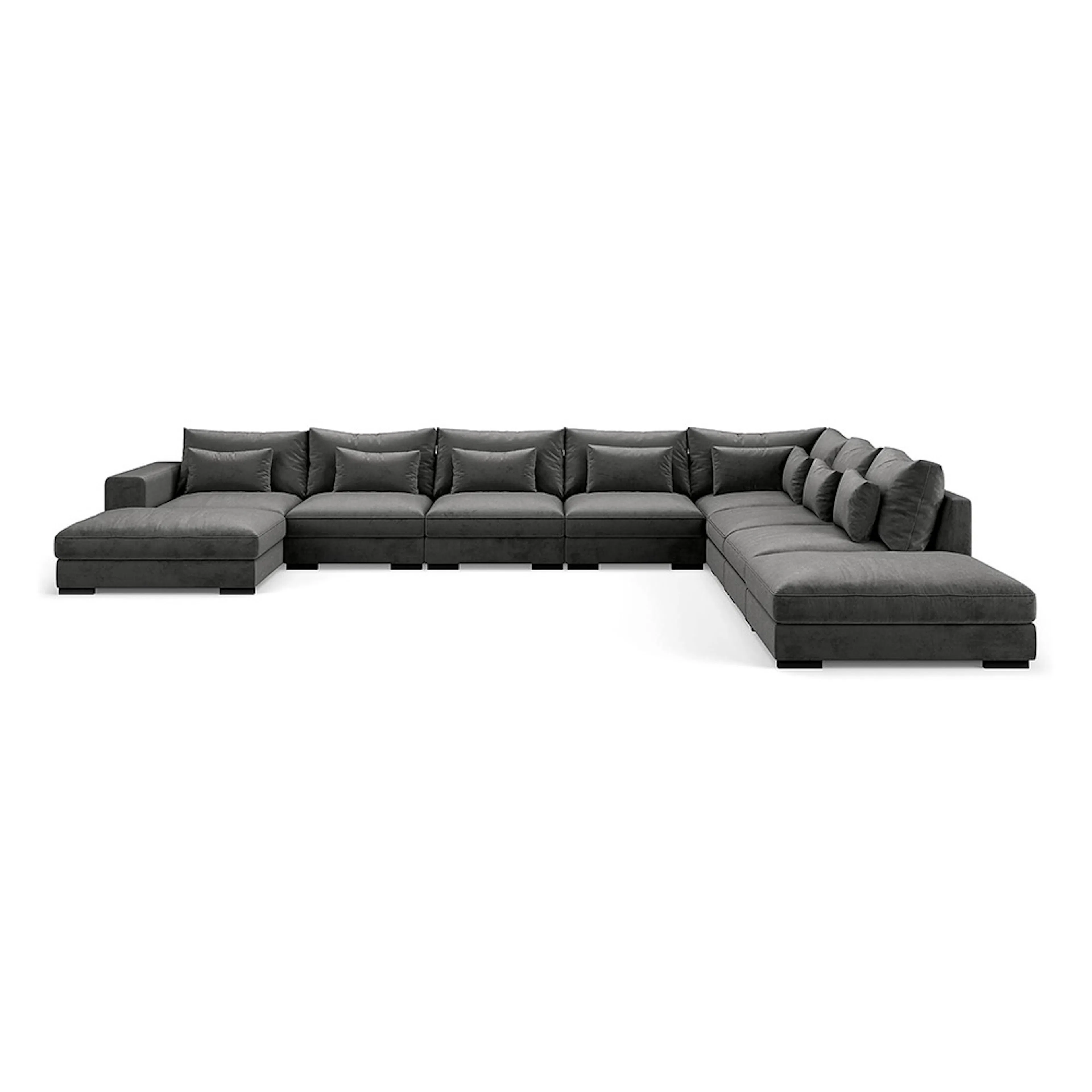 U-modulsoffa Bloomington Dubai Large med Divan Sammet