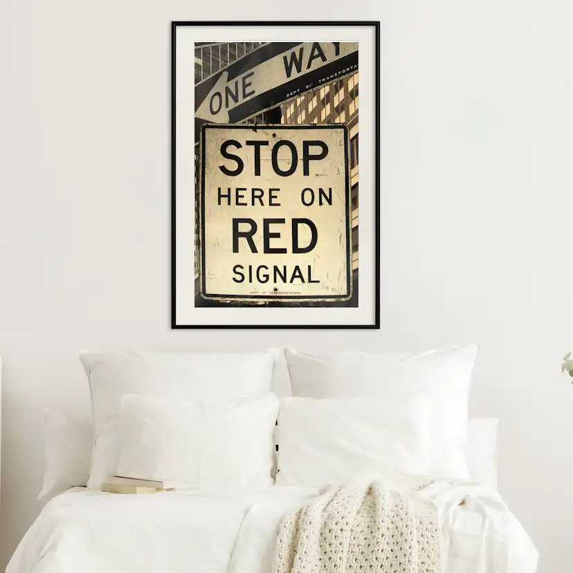 Poster Artgeist Affisch Road Signs