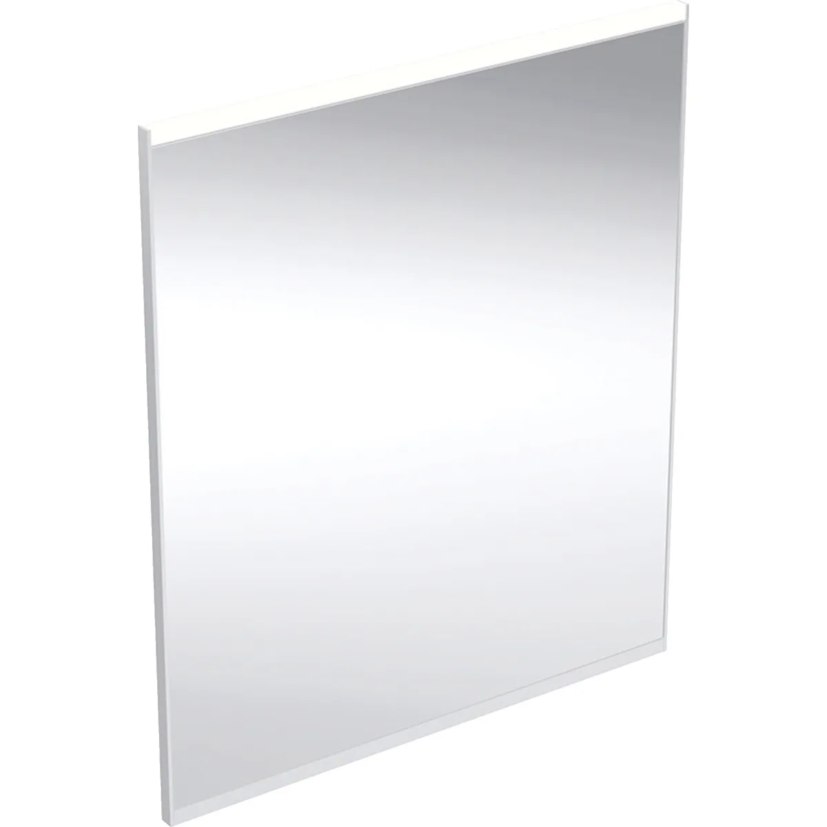 Ifö Option Plus Square med direkt och indirekt belysning Aluminium, Bredd: 60 cm