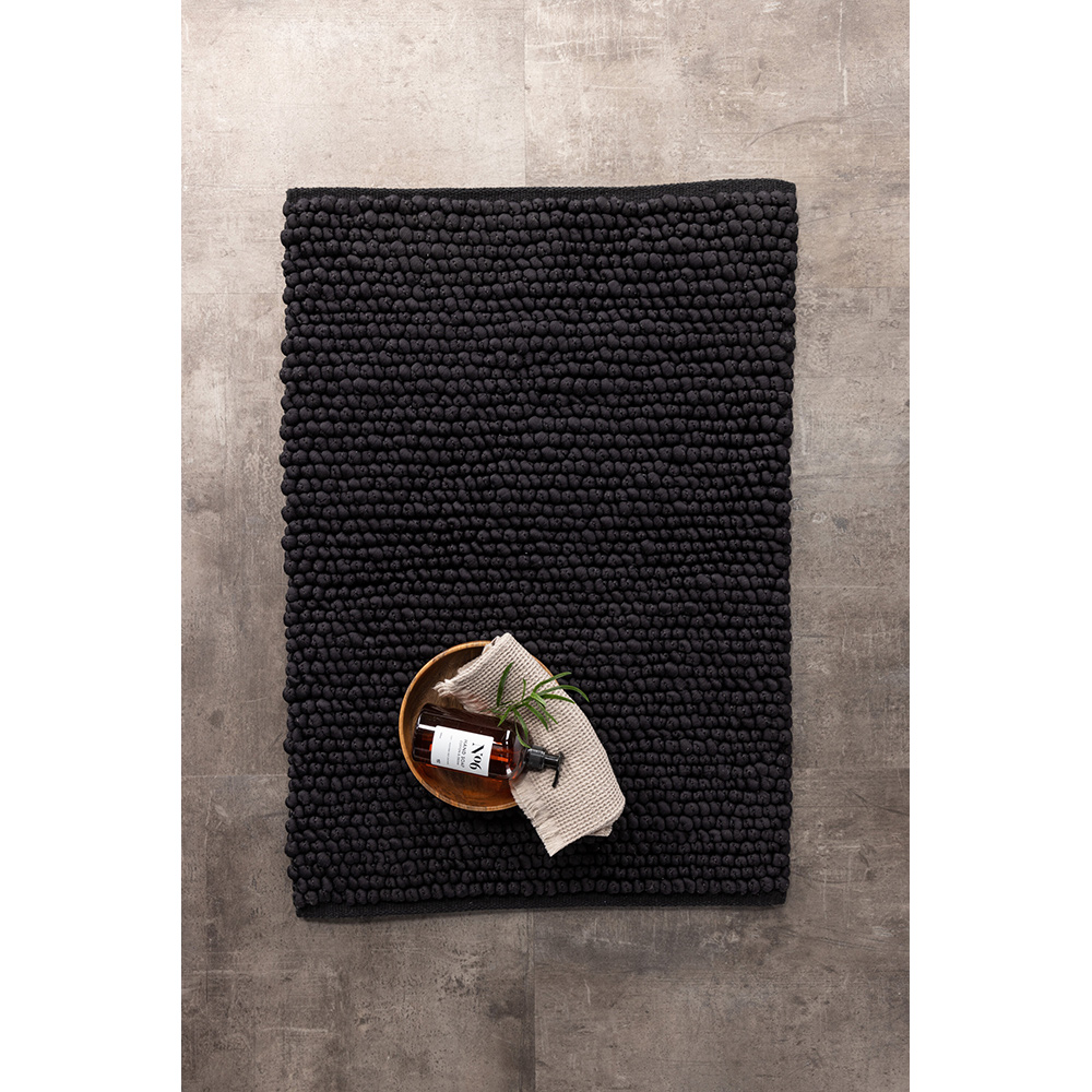 Wilmer Polyester/Cotton - 50*80-Rectangular-Black Svart