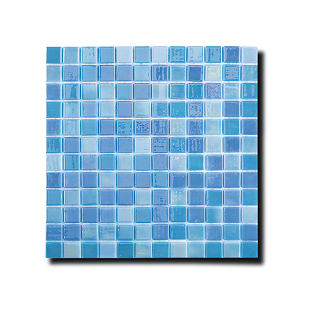Mosaik Lhådös Glasmosaik Mix Blå 2,5x2,5 cm