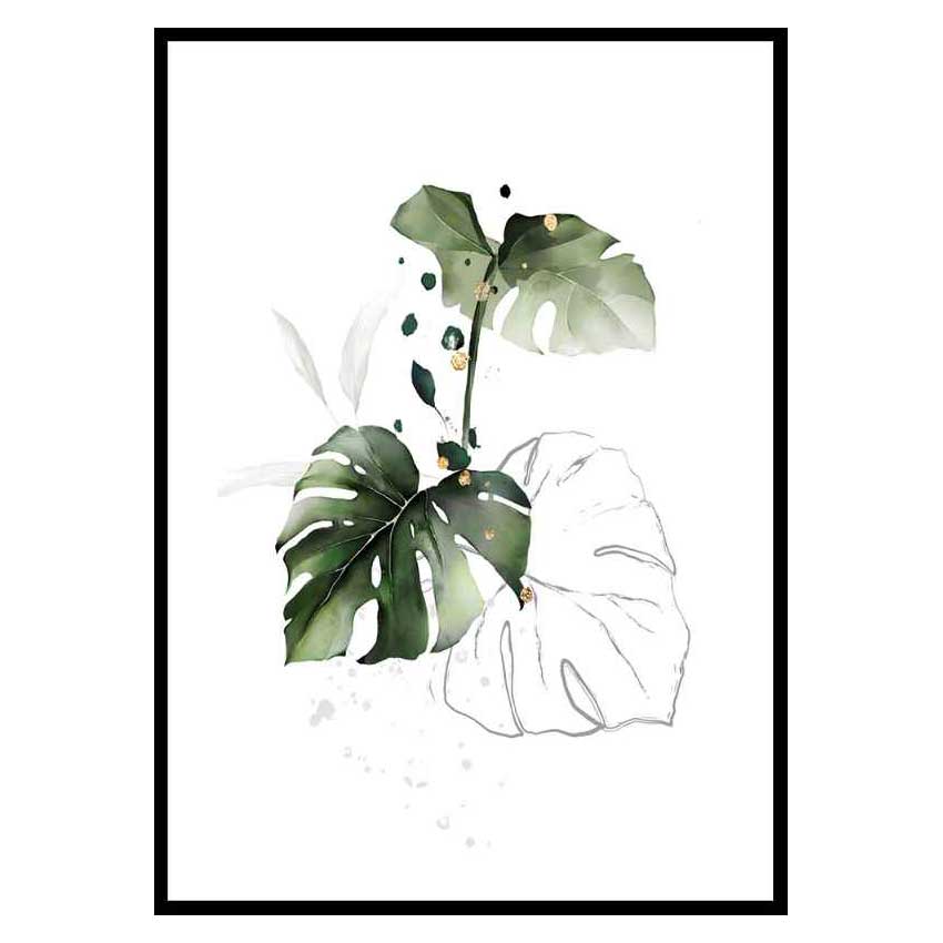 Poster Gallerix Watercolor Botanical No2