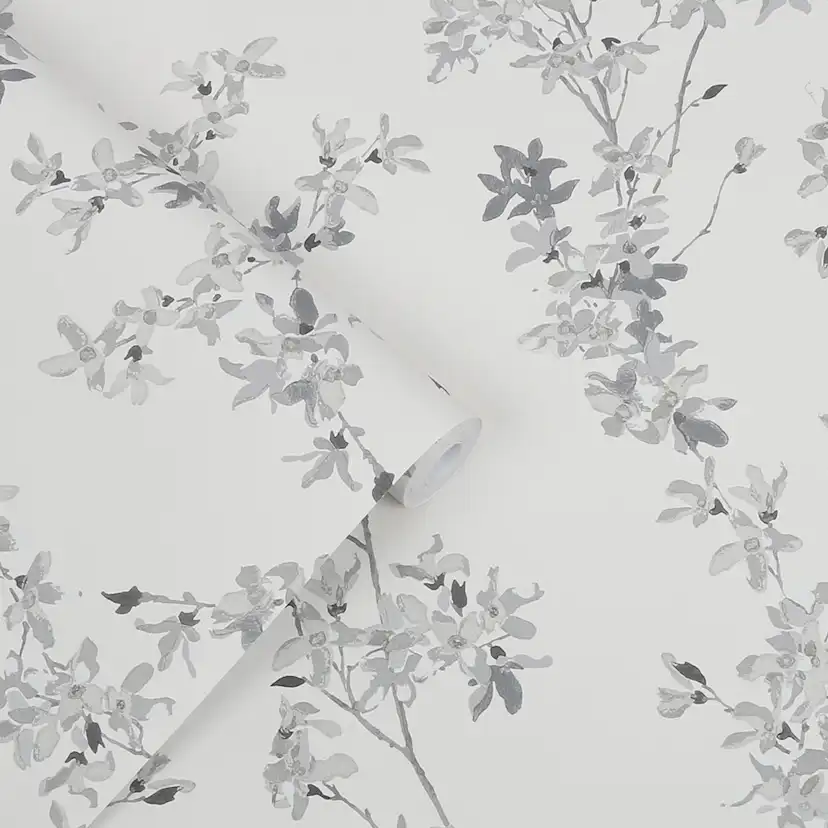 Tapet Laura Ashley Forstyhia Steel