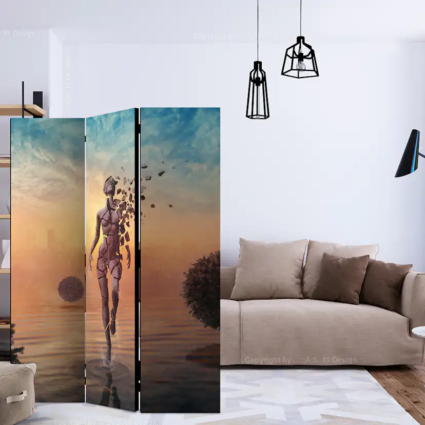 Rumsavdelare Skärmvägg Arkiio Walk On The Water 135x172 cm