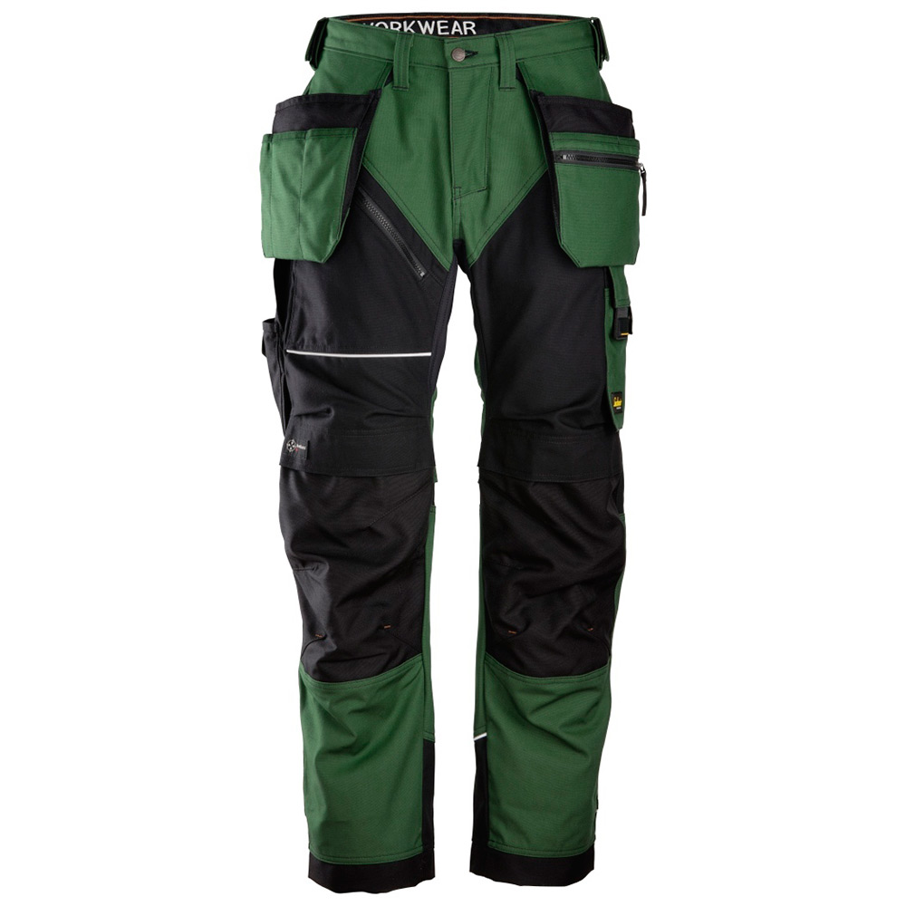 Arbetsbyxa canvas RW + HF Storlek: 200, Färg: Forest Green\Black