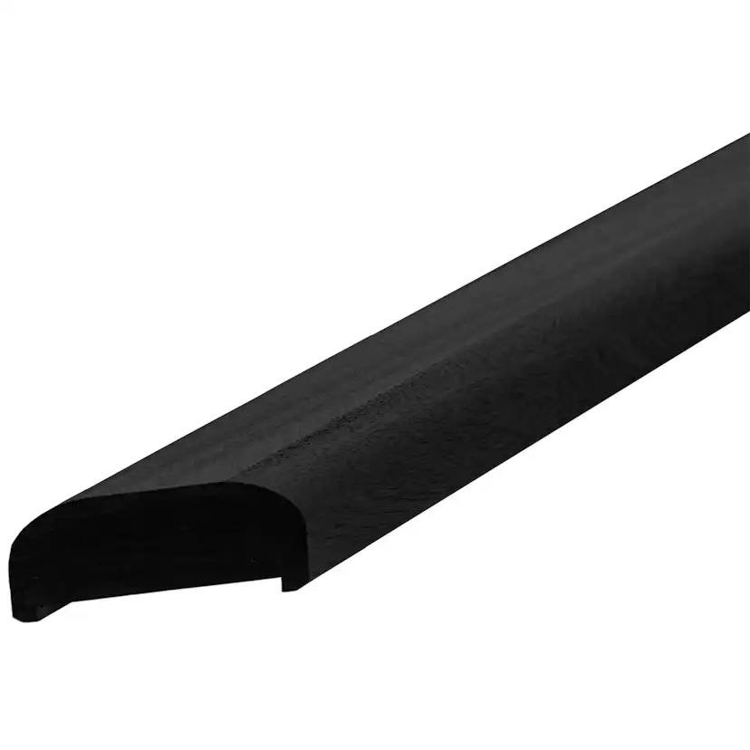 Handräcke PLUS Mahogny 197 cm, 45° Vänster Svart