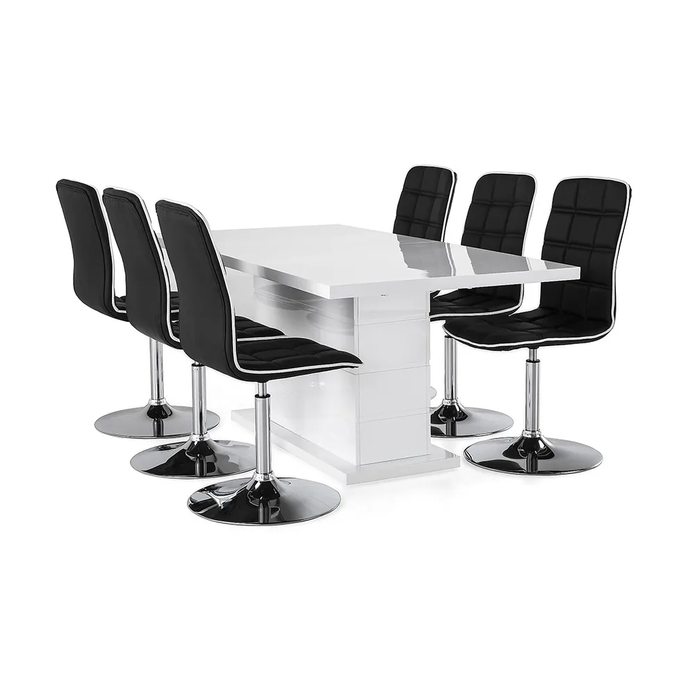 Matgrupp Scandinavian Choice Ratliff med 6 Frida Stolar