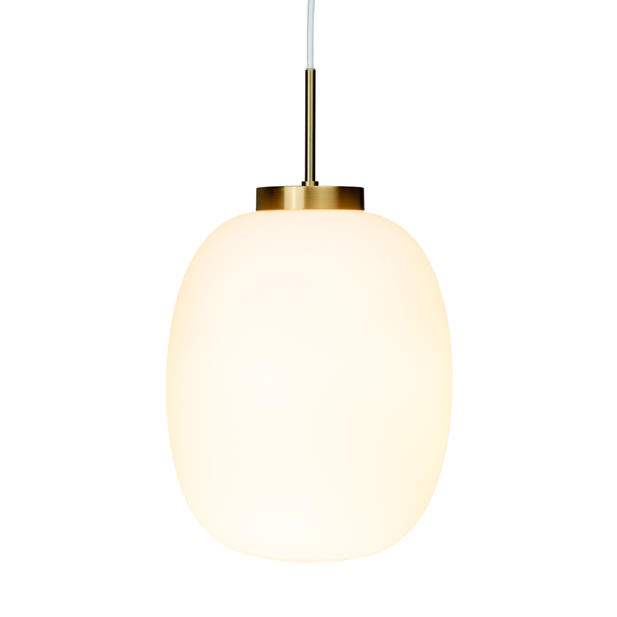 DL39 pendel Opal/Mässing, Diameter: 250 mm
