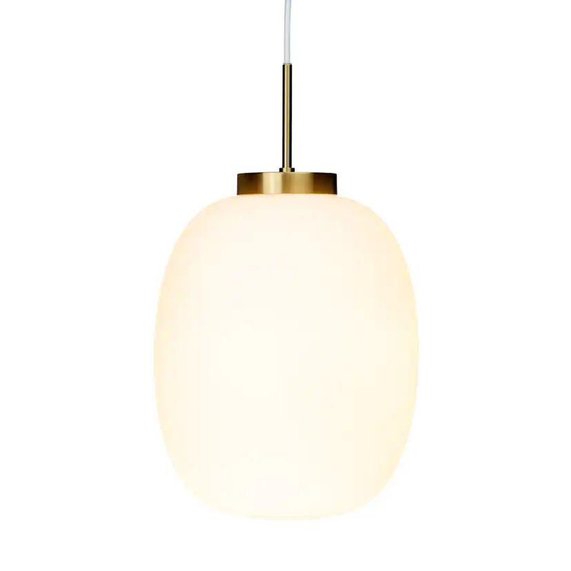 DL39 pendel Opal/Mässing, Diameter: 250 mm