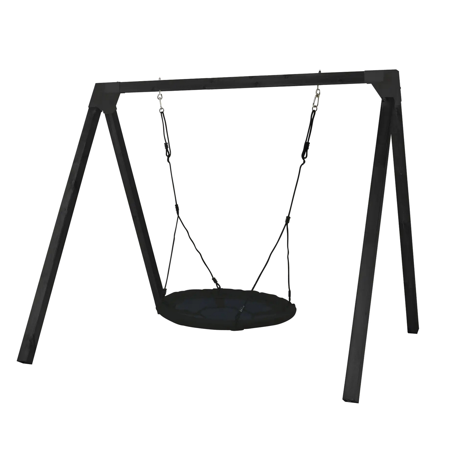 Gungställning PLUS Luksus Svart Cubic inkl Rundgunga