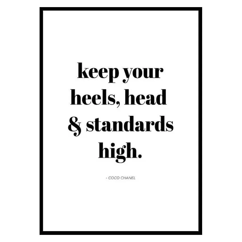 Poster Gallerix Chanel Standards