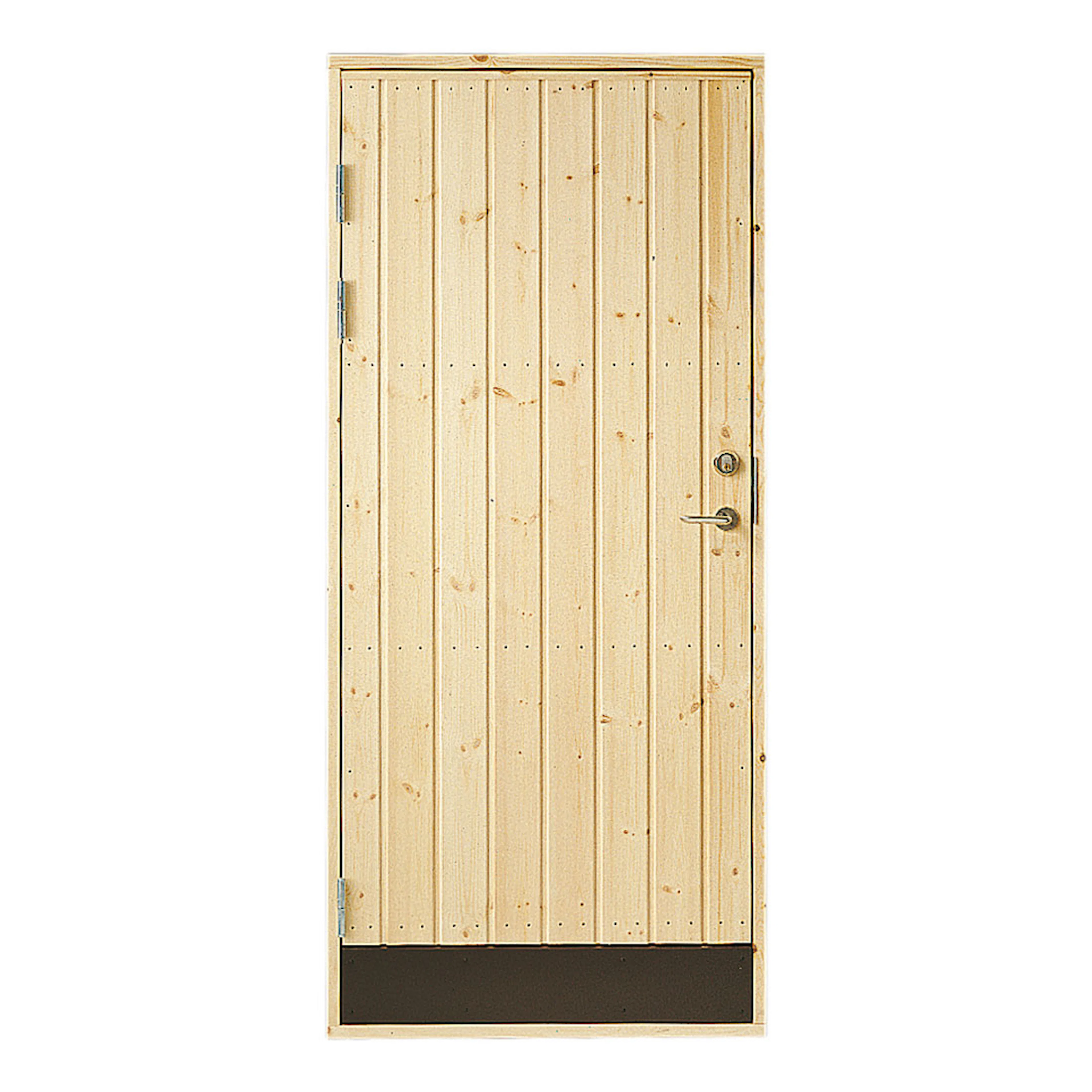 Dörr 18° rak panel vänster 10x21 100x210, Vänster