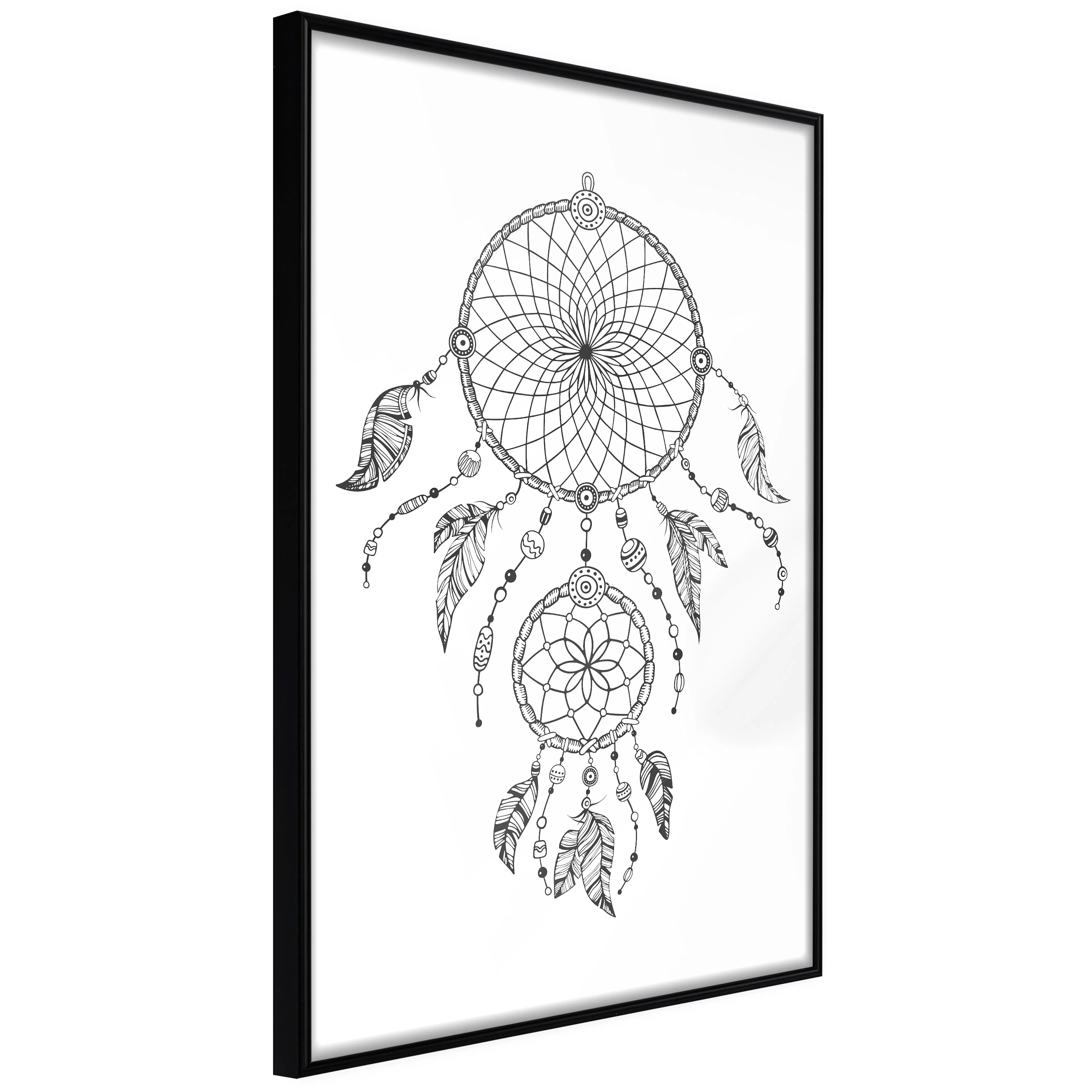 Affisch - Dreamcatcher [Poster] 40x60 Svart ram, 40x60 cm