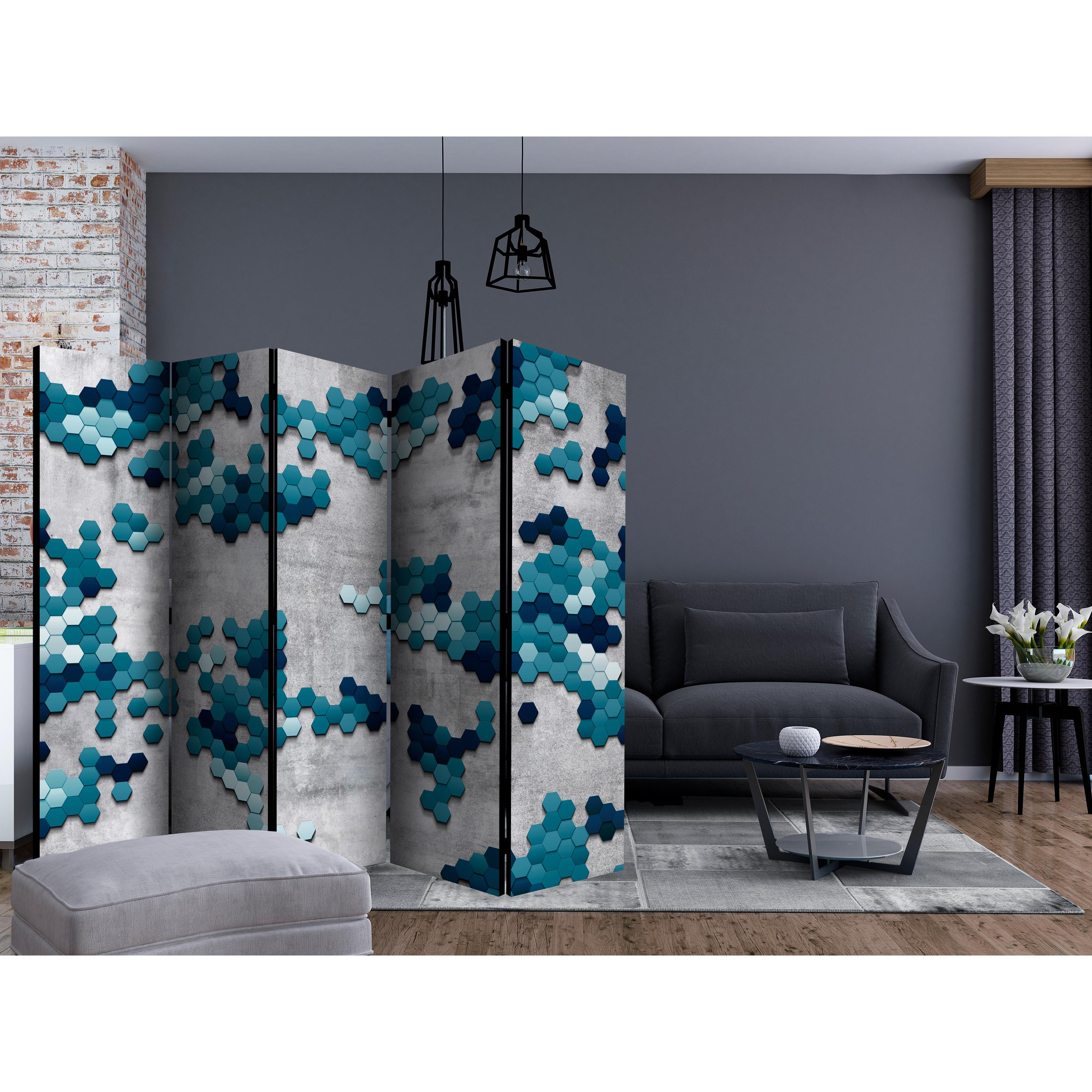 Rumsavdelare Arkiio Sea Puzzle II 225x172 cm