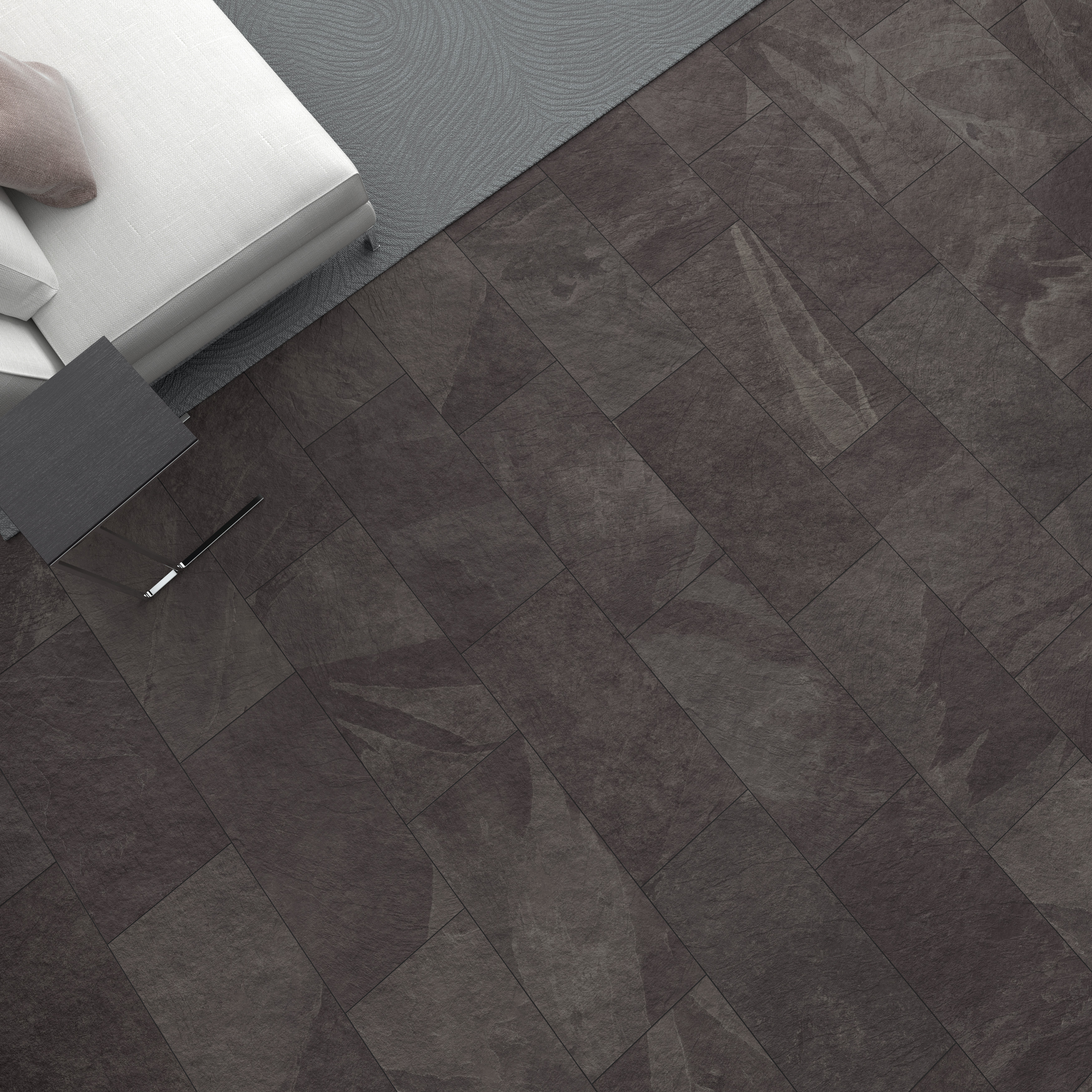 Klinker Konradssons Mustang Slate Black Svart 30x60 cm