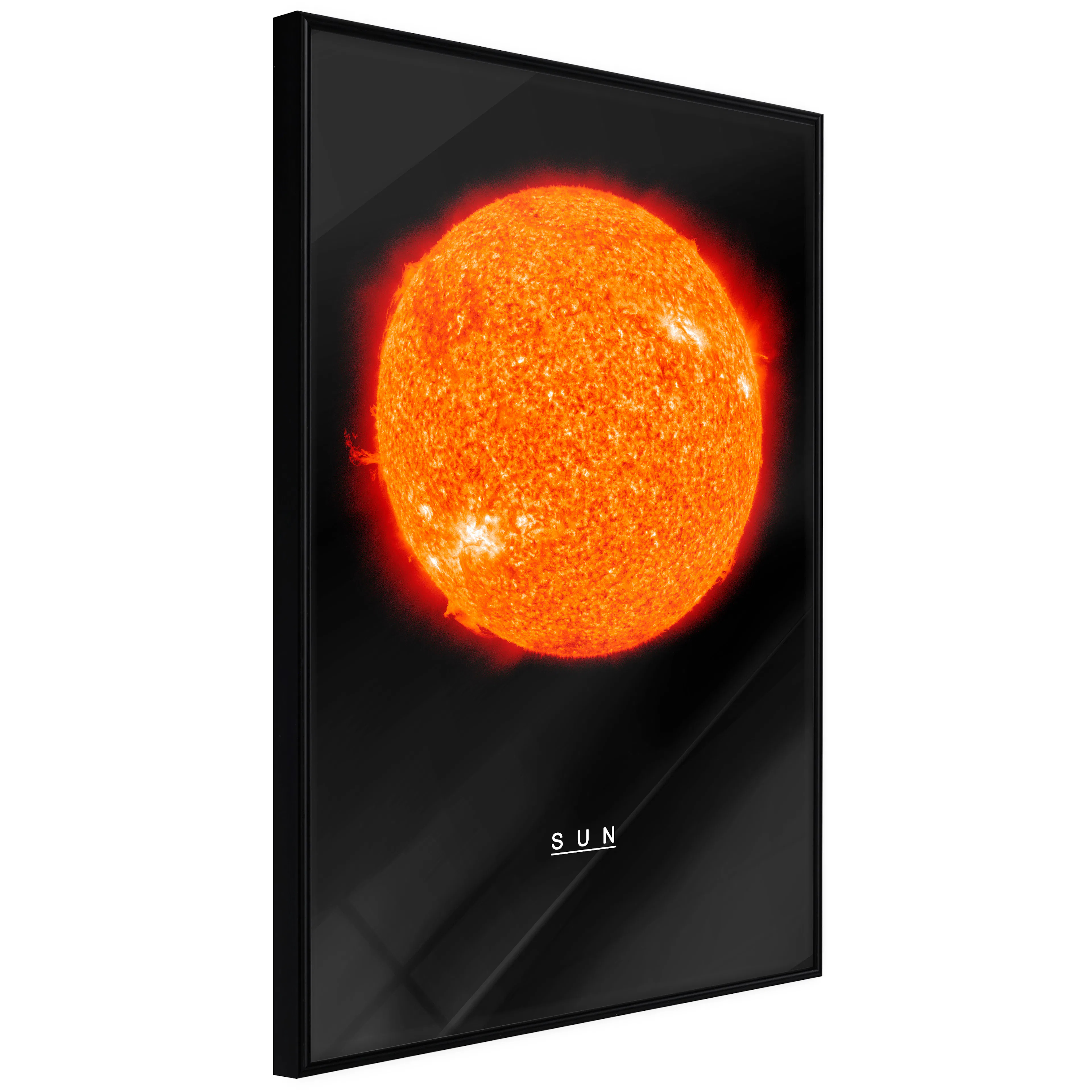 Affisch - Sun [Poster] 40x60 Svart ram, 40x60 cm