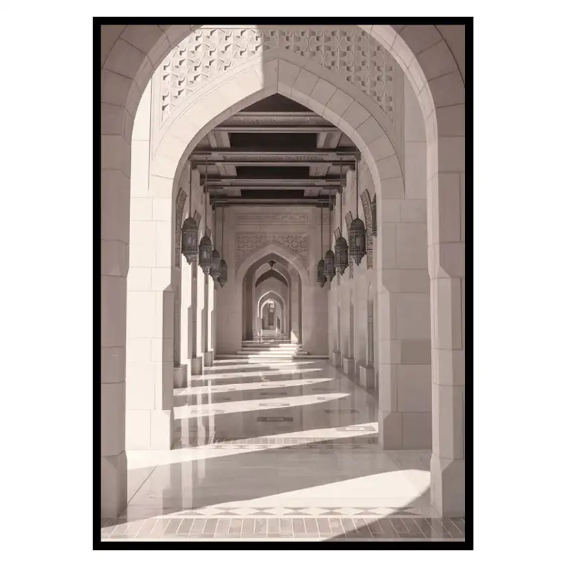 Poster Gallerix Courtyard Walkway