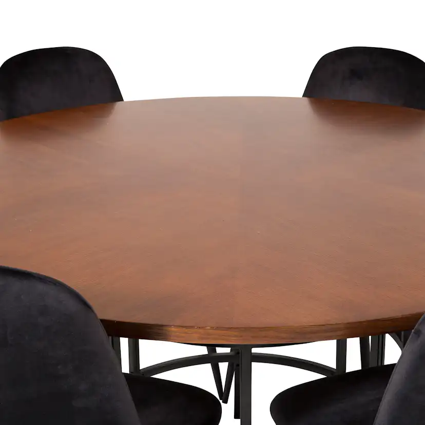 Matgrupp furniture/fashion Copenhagen med 6 Pobbie Stolar