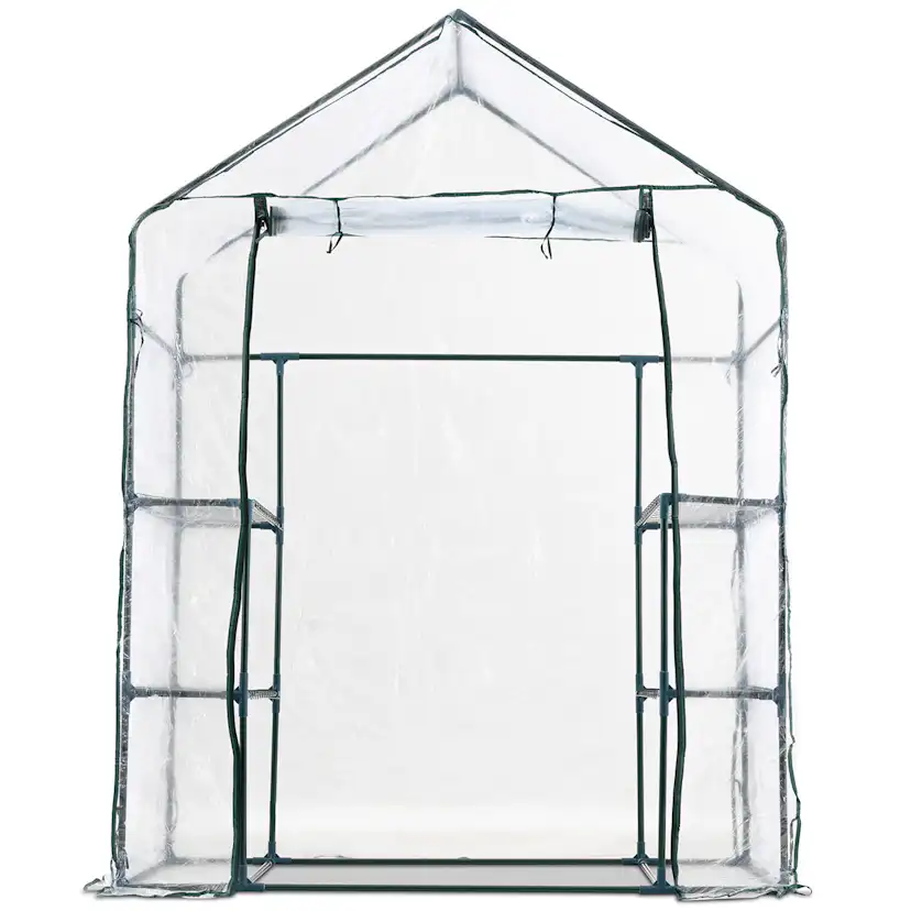 Växthus Metalcraft 1,04 kvm Transparent Rektangulärt