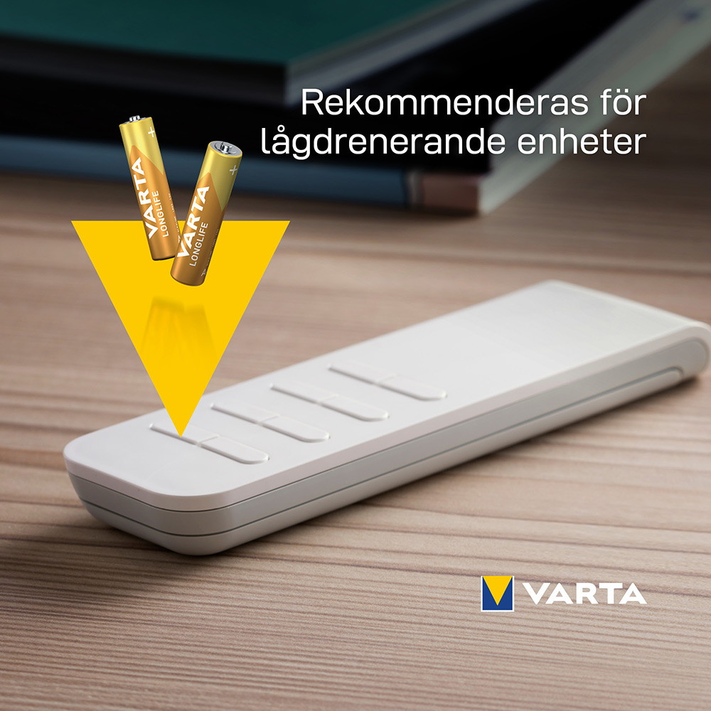 Batteri VARTA Alkaliska Longlife LR03/AAA 10-Pack