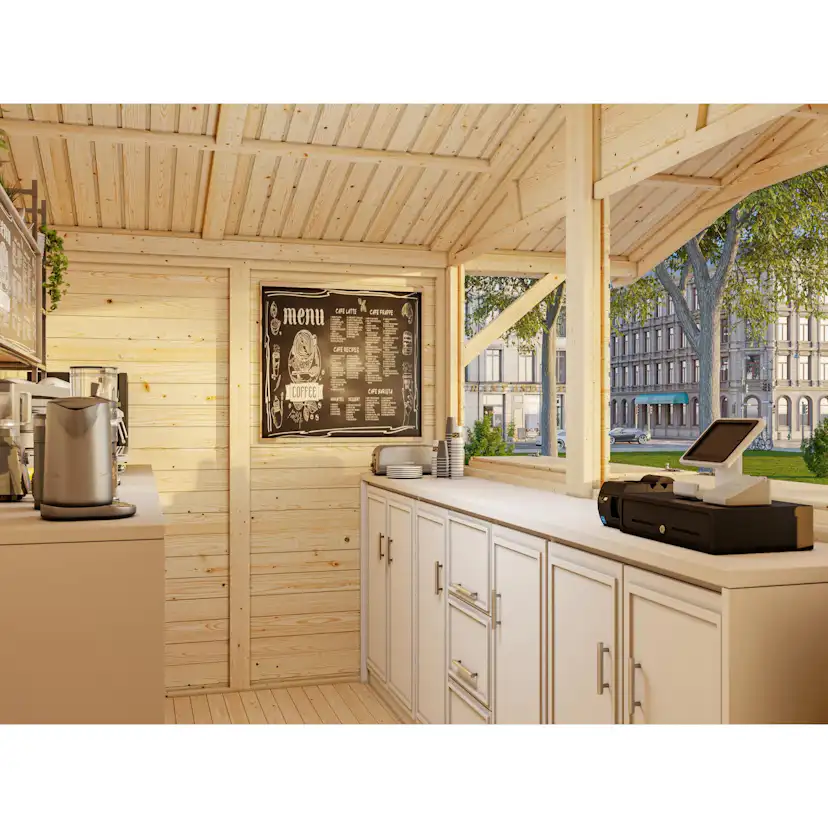Stella 5,0 m2 Brun dippad