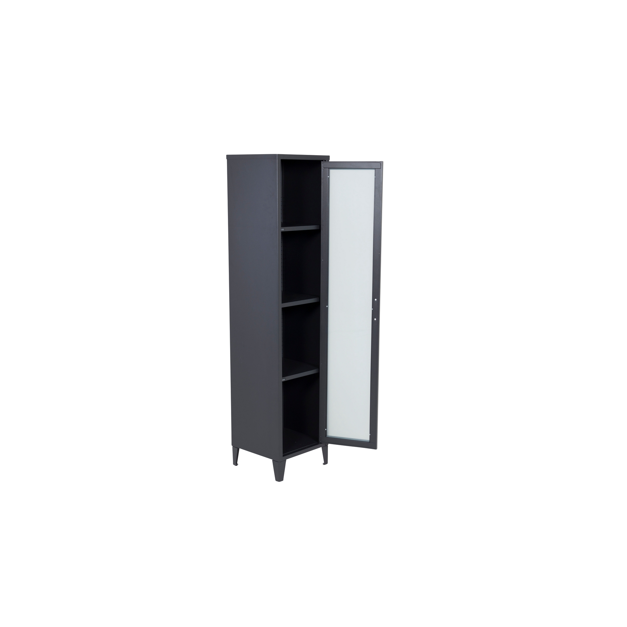 Högskåp Venture Home Acero Svart Förvaringsmöbel 150 cm
