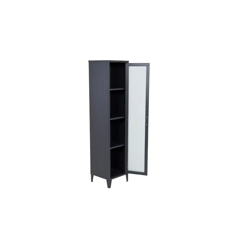 Högskåp Venture Home Acero Svart Förvaringsmöbel 150 cm