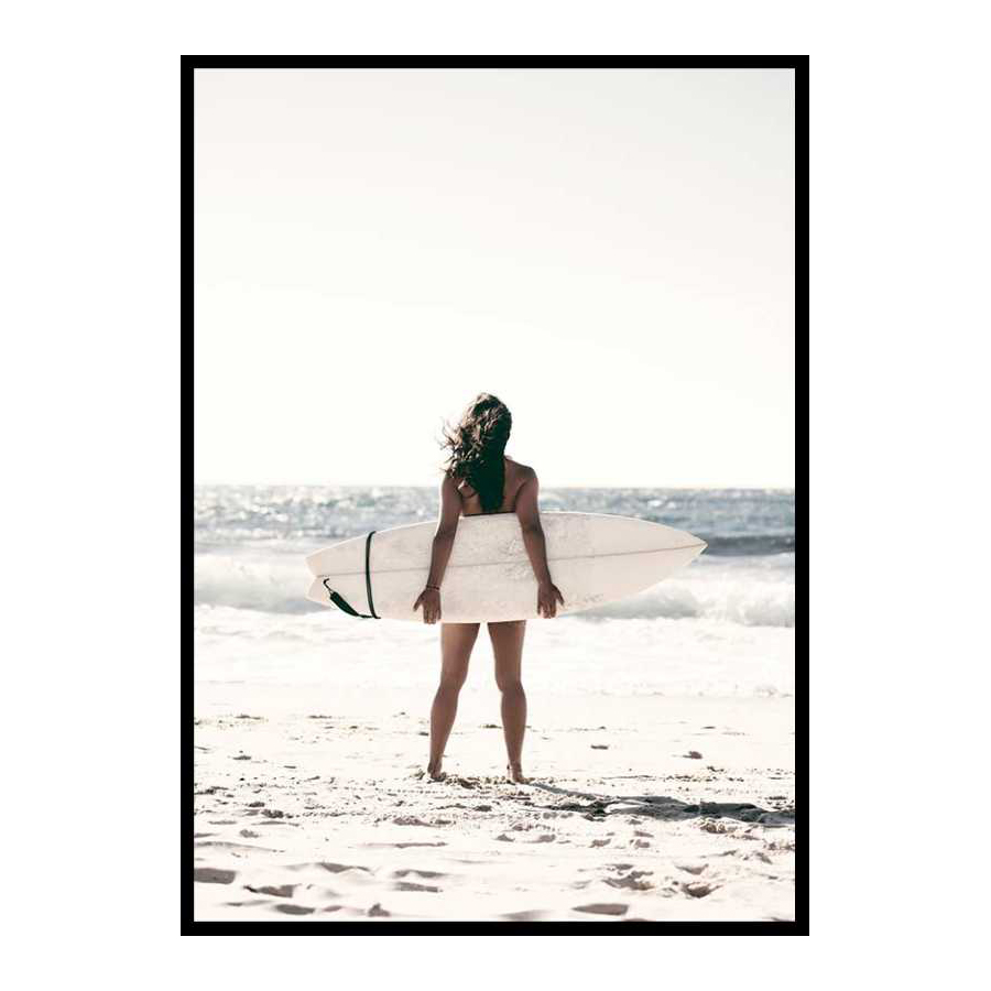 Surfer On Beach 30x40 cm