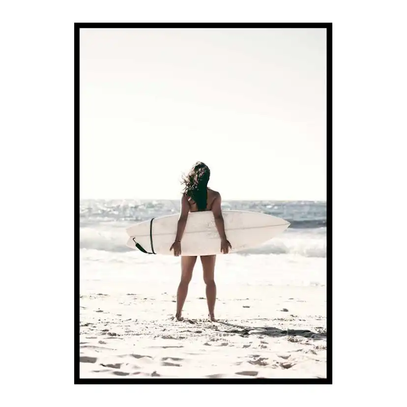 Surfer On Beach 30x40 cm
