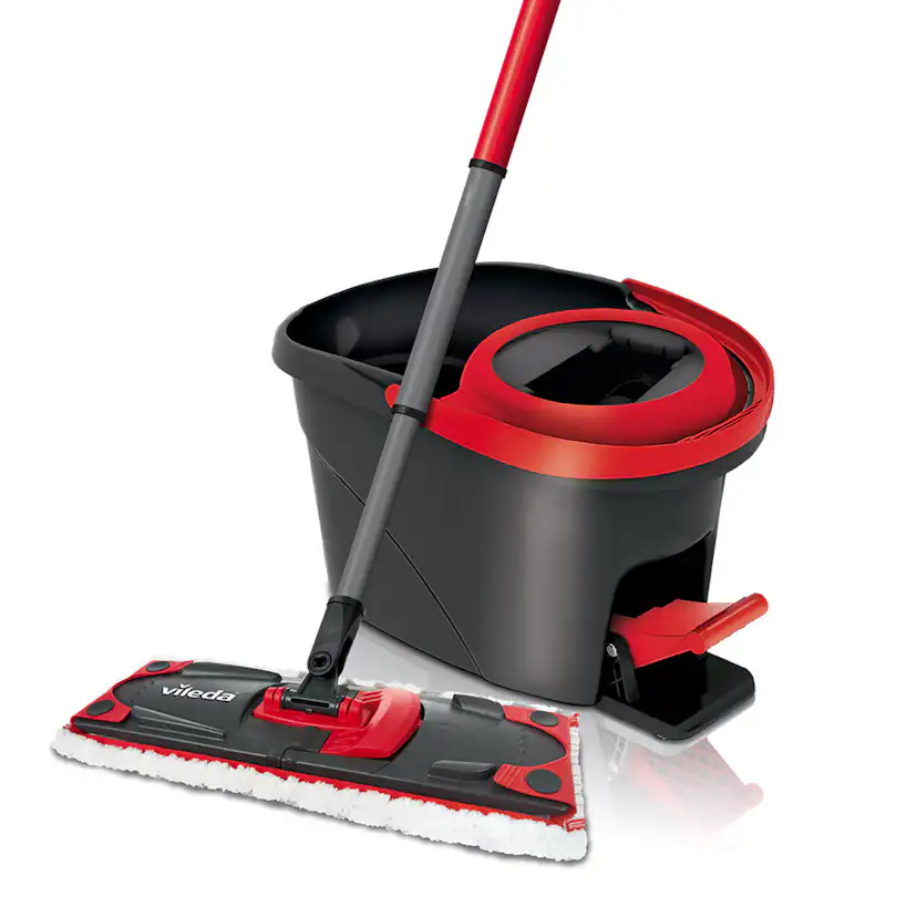 Golvmoppset Vileda Easywring UltraMat Turbo Mopp med Teleskophandtag & Skurhink
