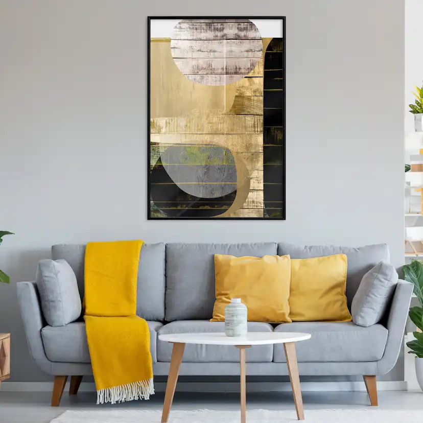 Poster Artgeist Affisch Abstract Construction