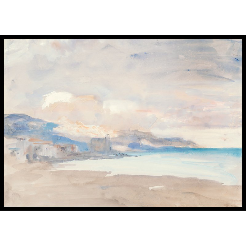 Poster Gallerix View Of Nice By Hercules Brabazon Brabazon