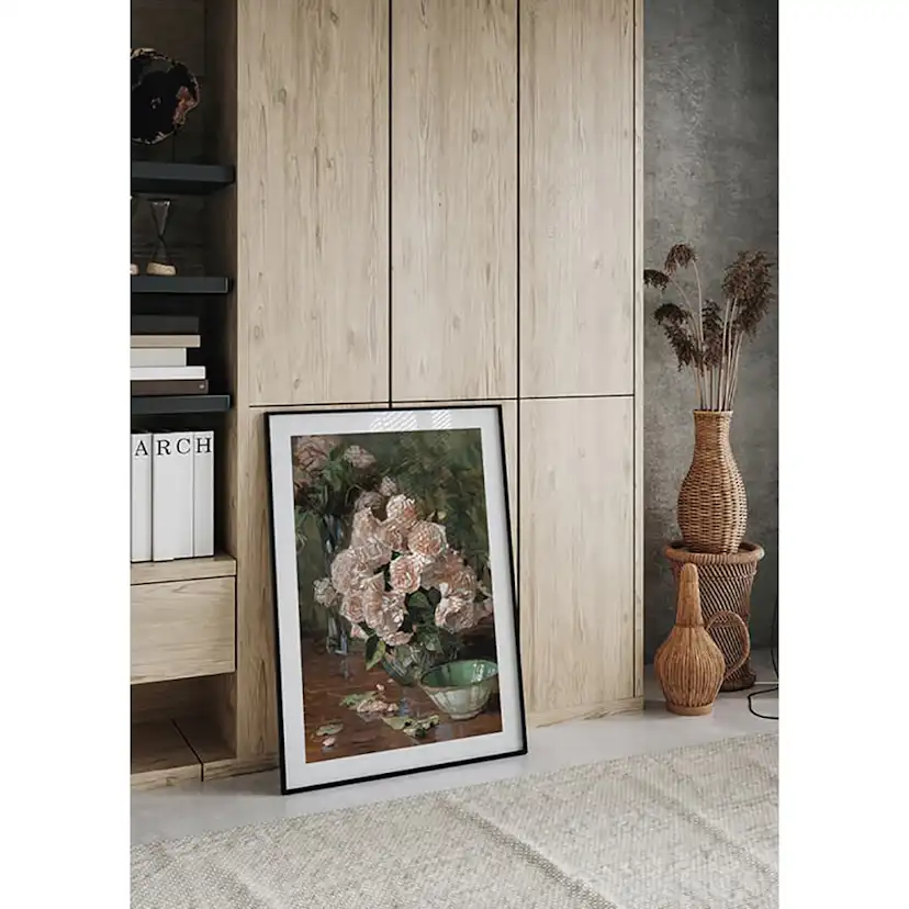 Poster Gallerix White Roses II By Carl Moll