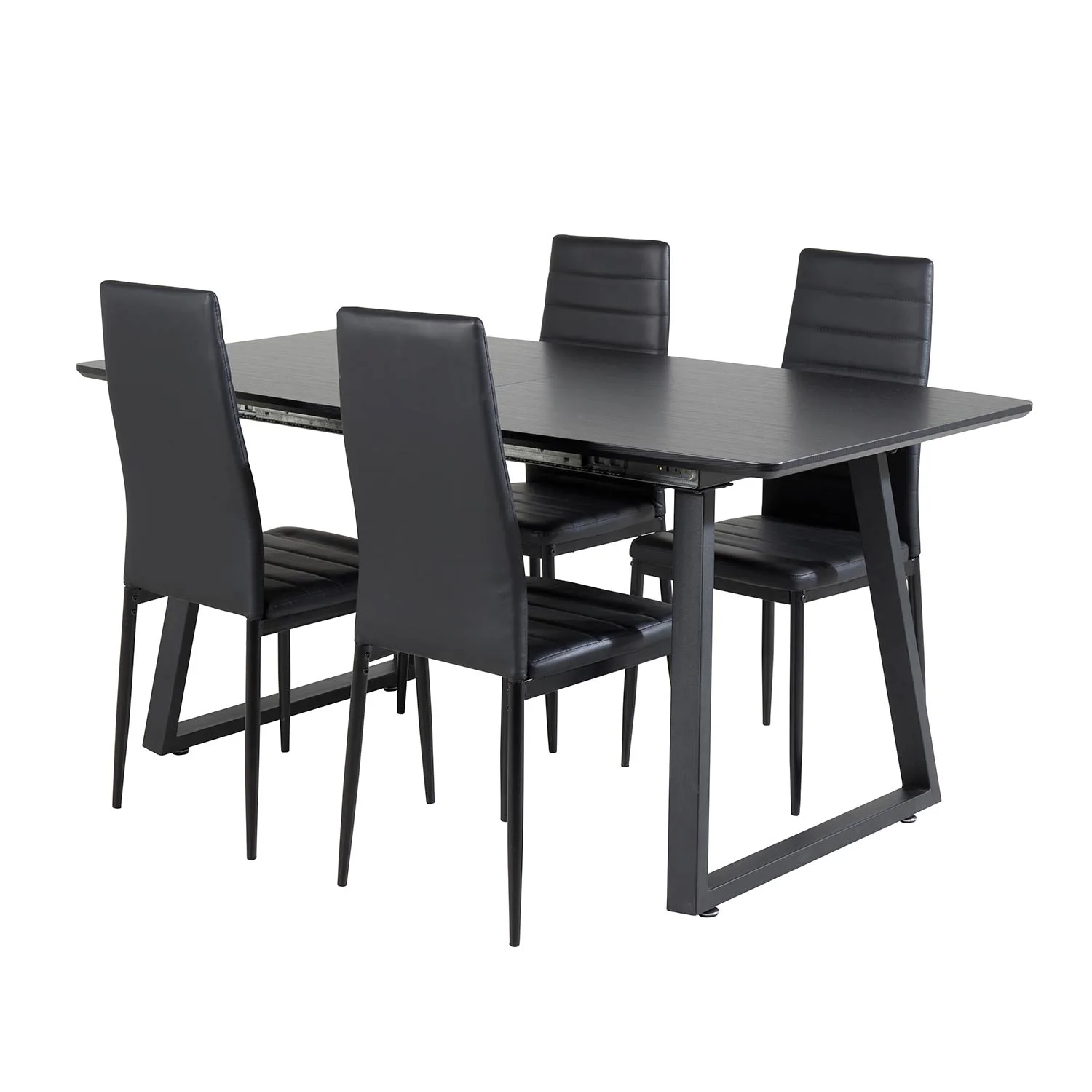 Matgrupp Venture Home Ina med 4 Sly Stolar Konstläder