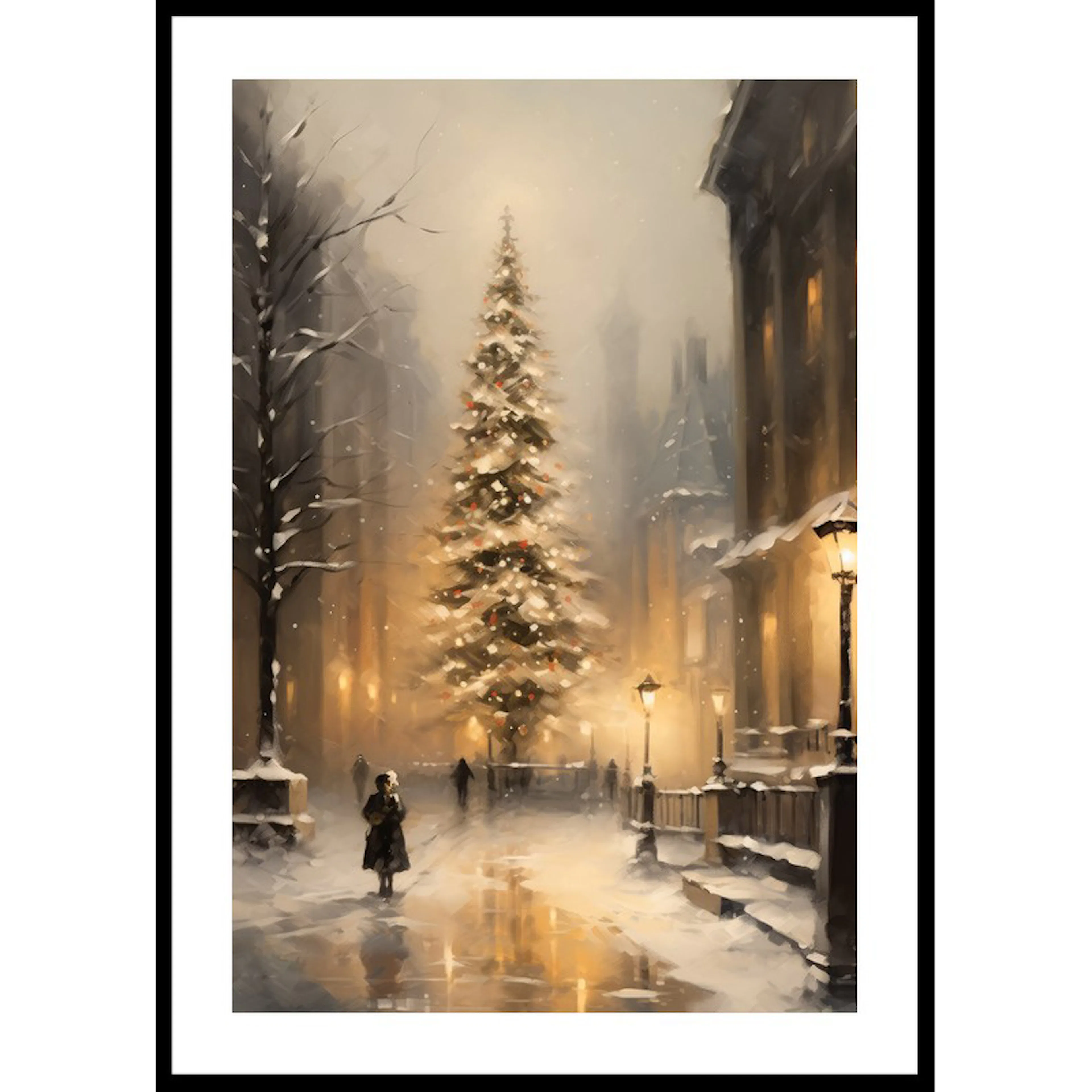 Winter Village No5 30x40 30x40 cm