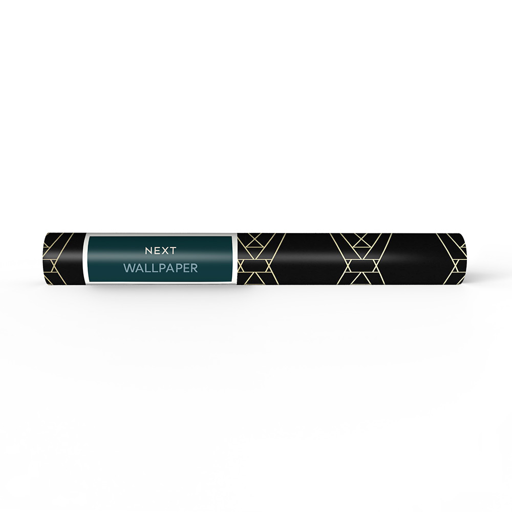 Tapet NEXT Deco Geometric Black