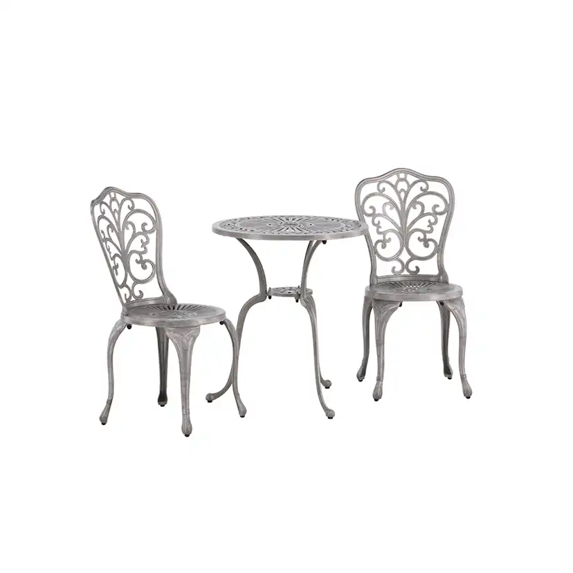 Cafégrupp Venture Home Nandin ø60 cm med 2 Stolar