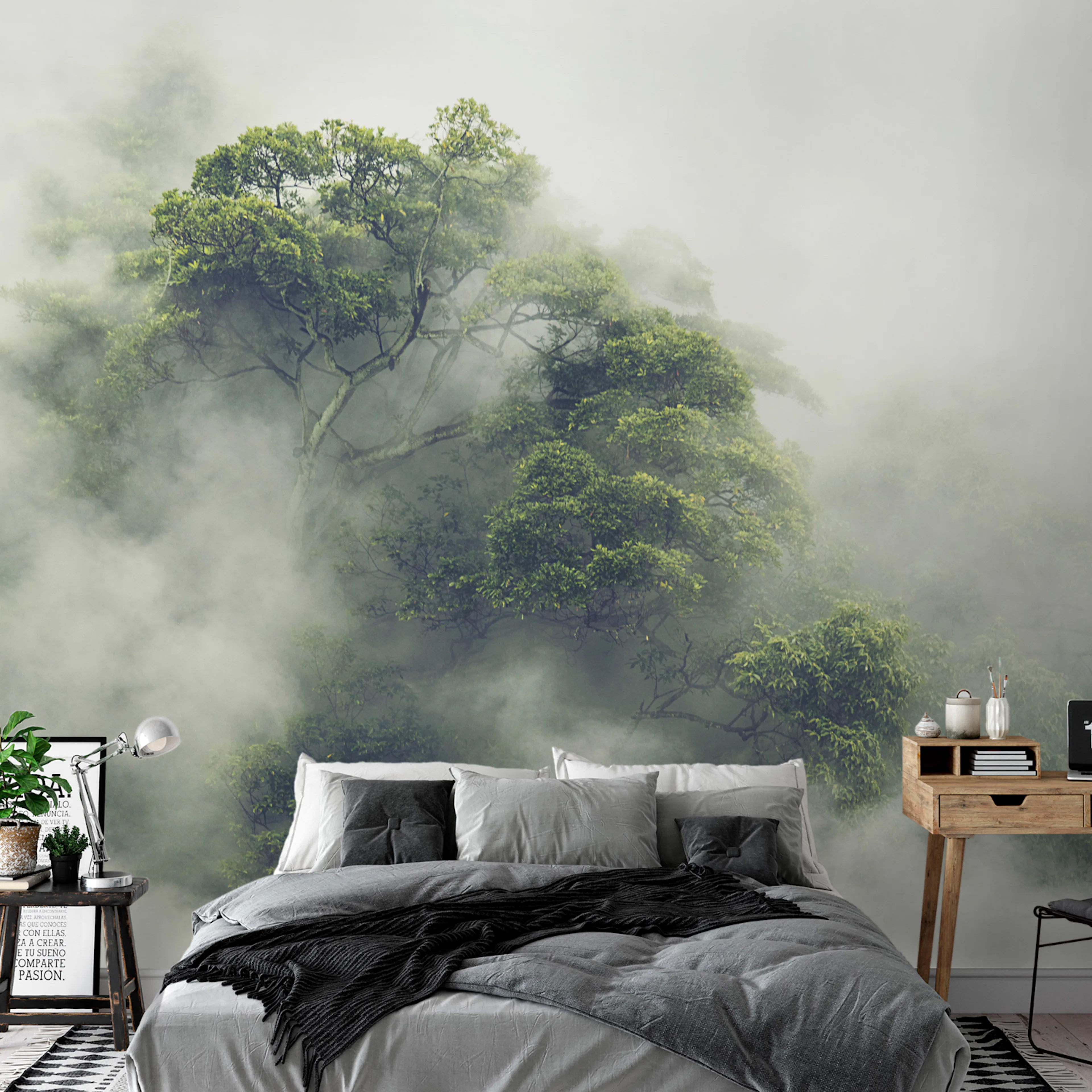 Fototapet - Foggy Amazon 450x315 450x315 cm