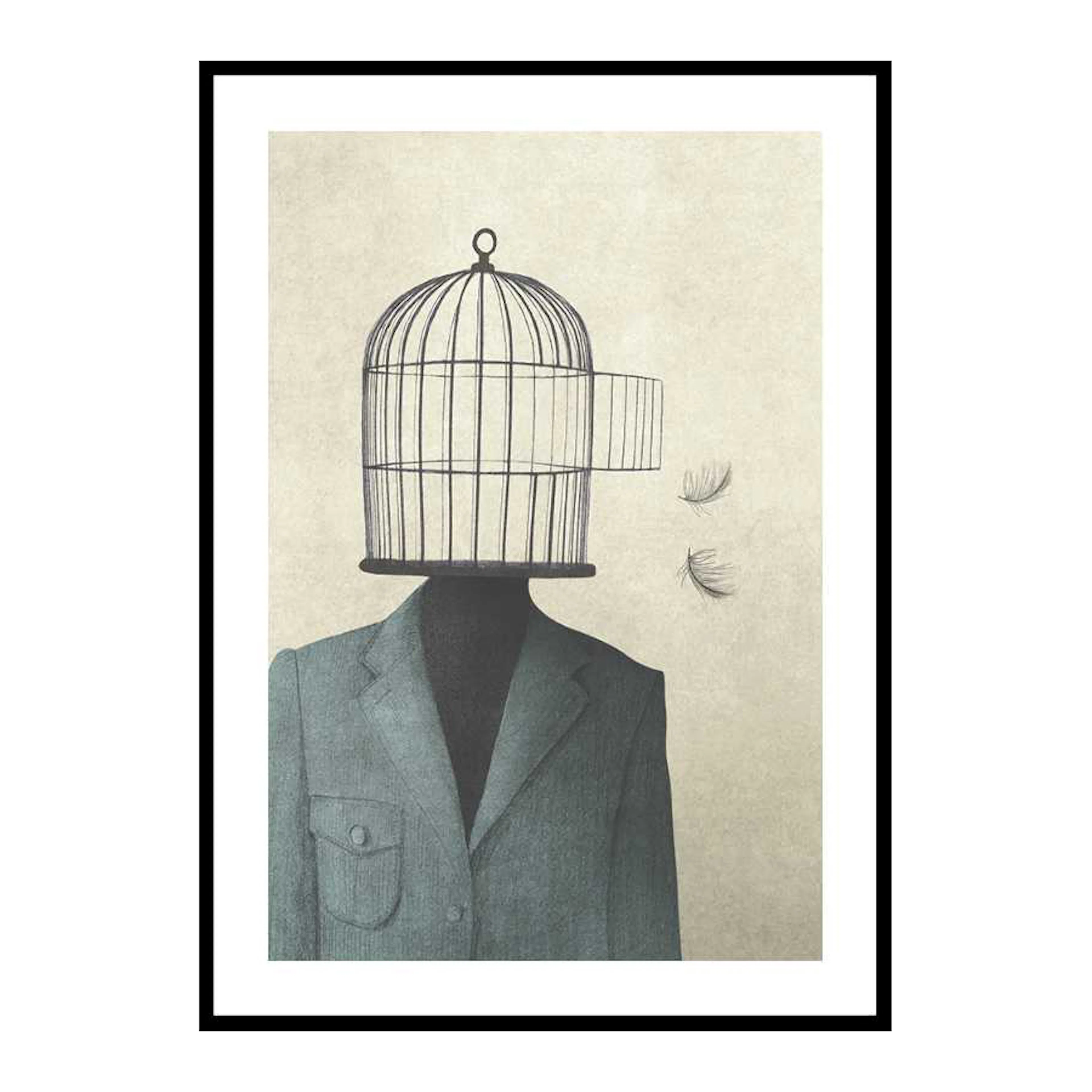 Birdcage 50x70 cm