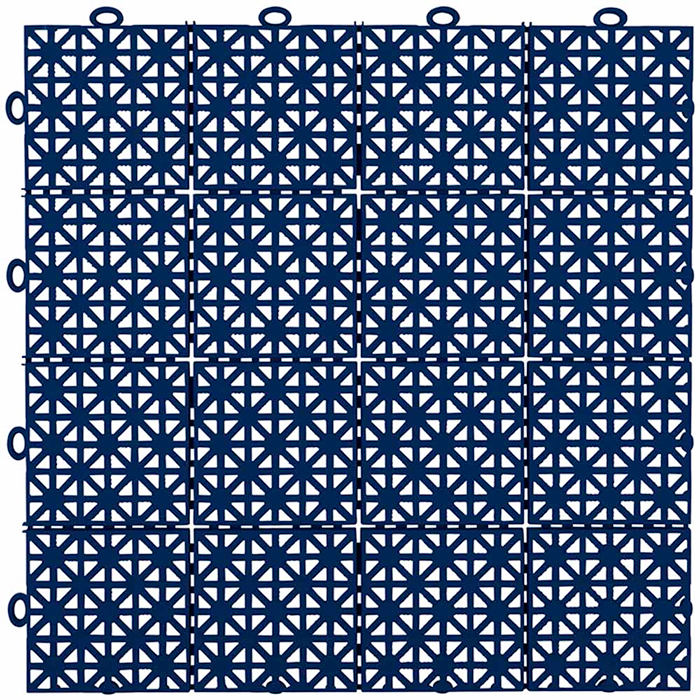 Golvplatta Hestraplattan Universa Peacock Blue Golvtrall i Plast