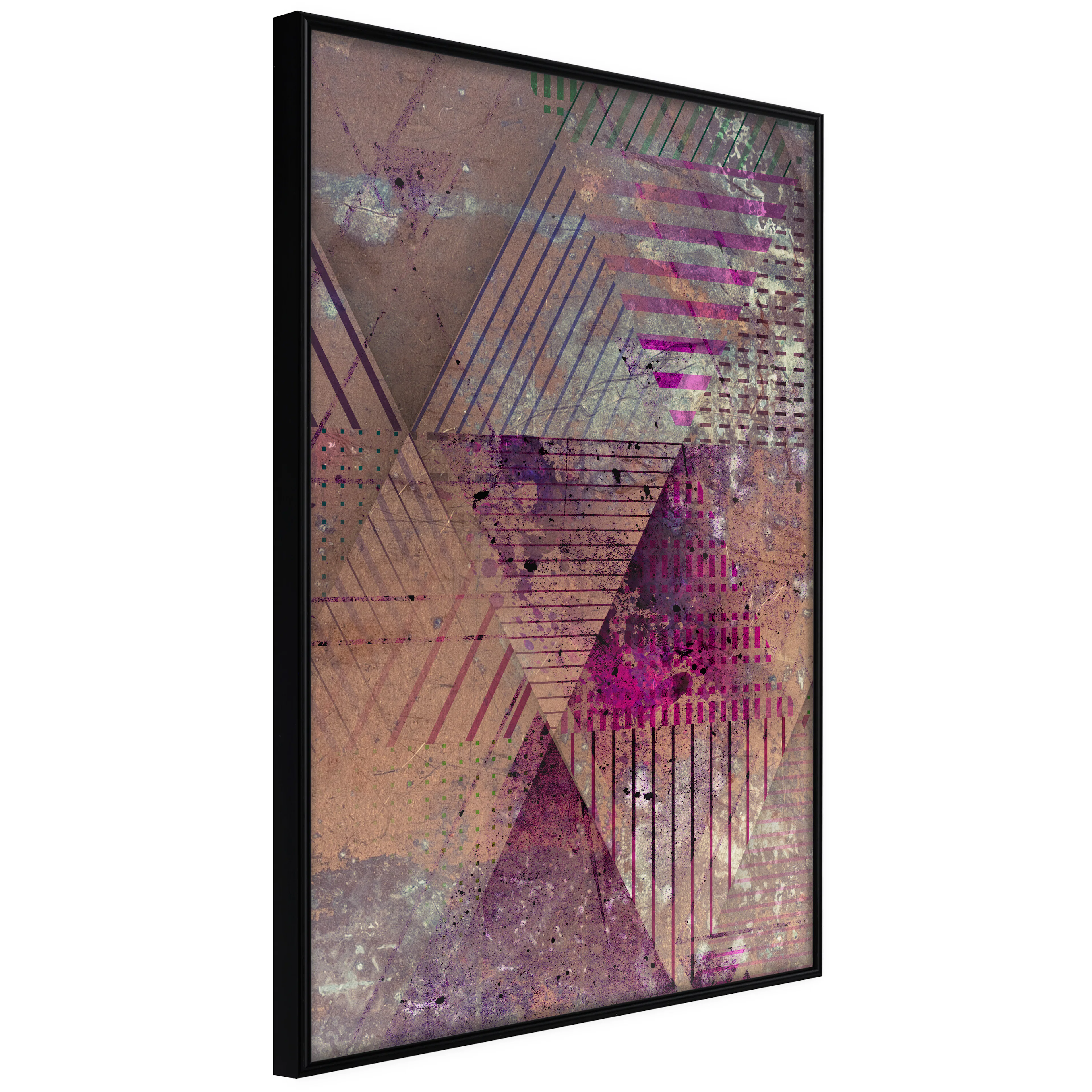Affisch - Autumn Abstraction [Poster] 40x60 Svart ram, 40x60 cm