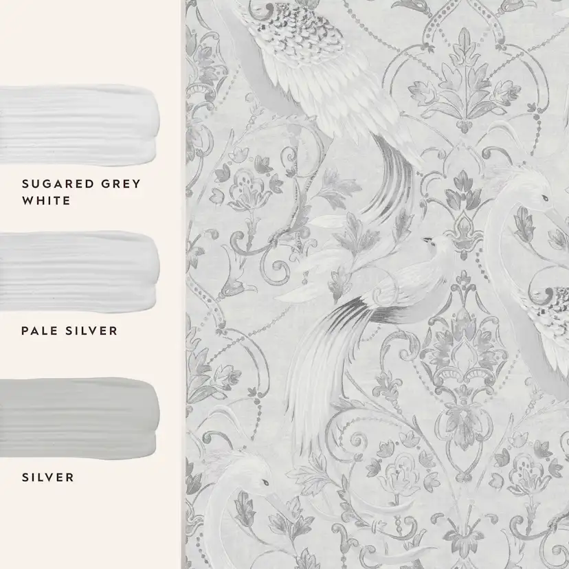 Tapet Laura Ashley Tregaron Silver 119868