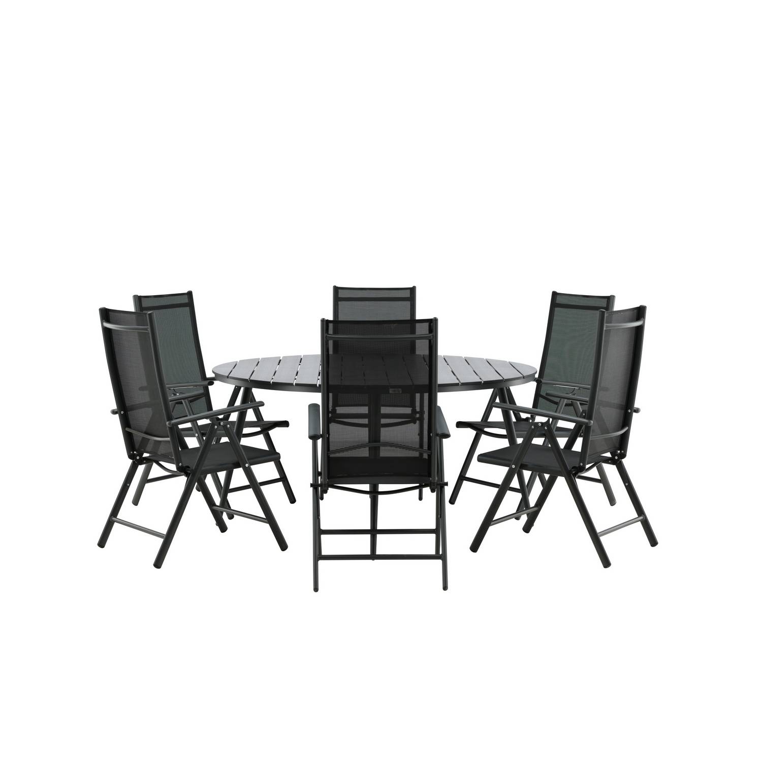 Matgrupp Venture Home Break Matgrupp Utomhus Rund 150 cm med 6 Break Positionsstol