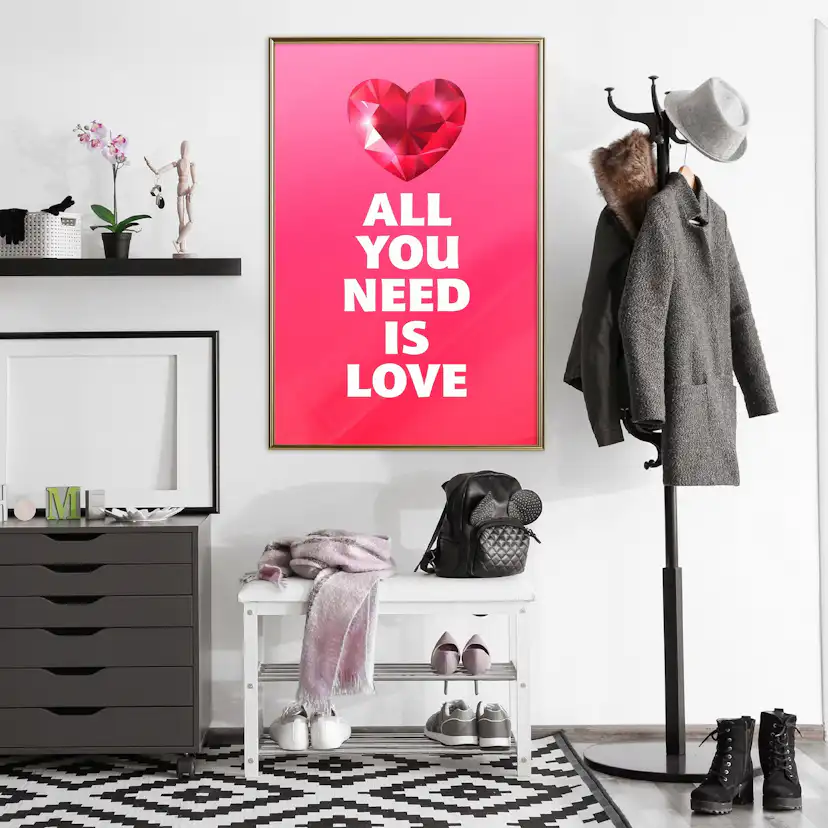 Poster Artgeist Affisch Dreamlike Heart
