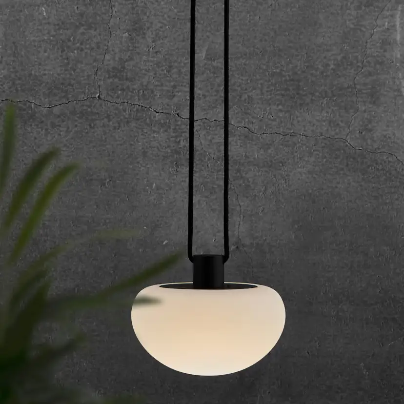 Taklampa Nordlux Sponge Svart/vit