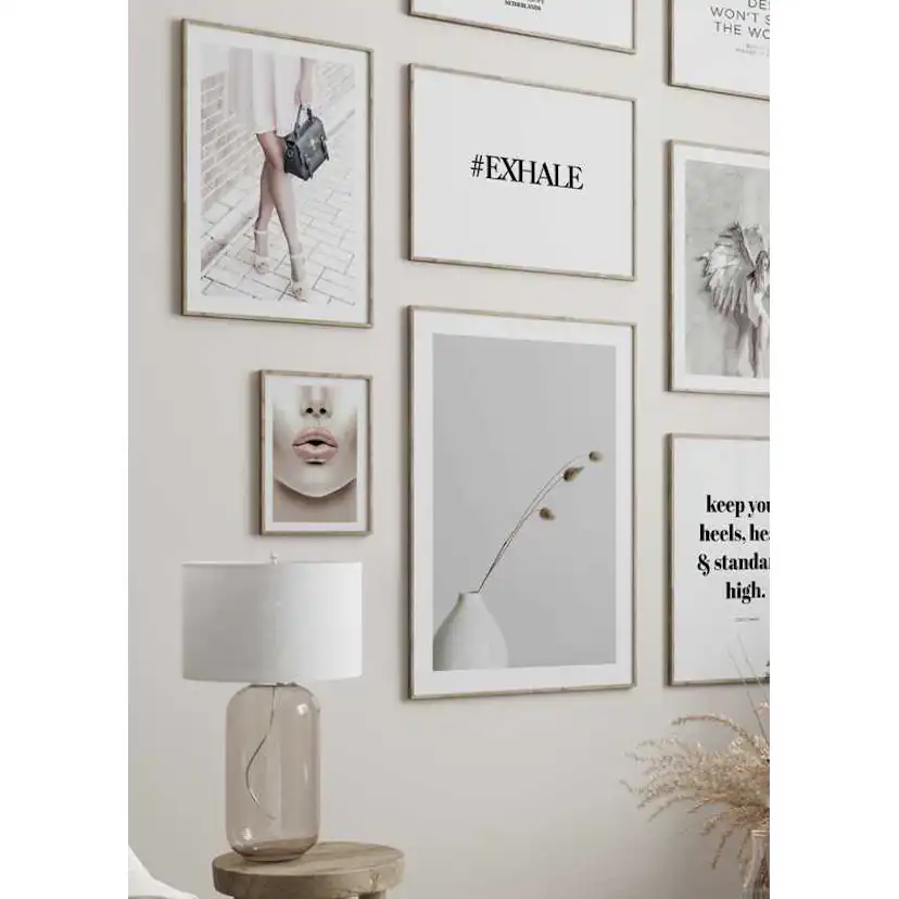 Poster Gallerix Dried Flower White Vase