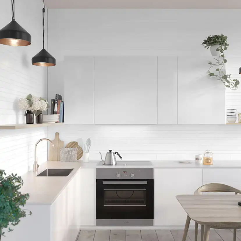 Stänkskyddsskiva Fibo White Slate 4091-M99 SL