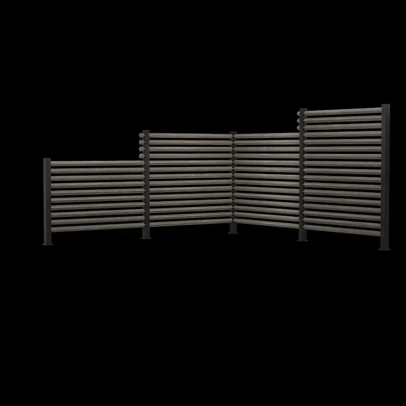 Ribba Öckerö Linax Grå 1490x45x45 6-pack FSC (B) 6-Pack