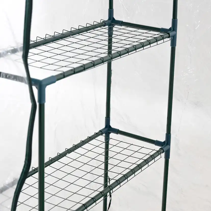 Växthus Metalcraft 1,04 kvm Transparent Rektangulärt