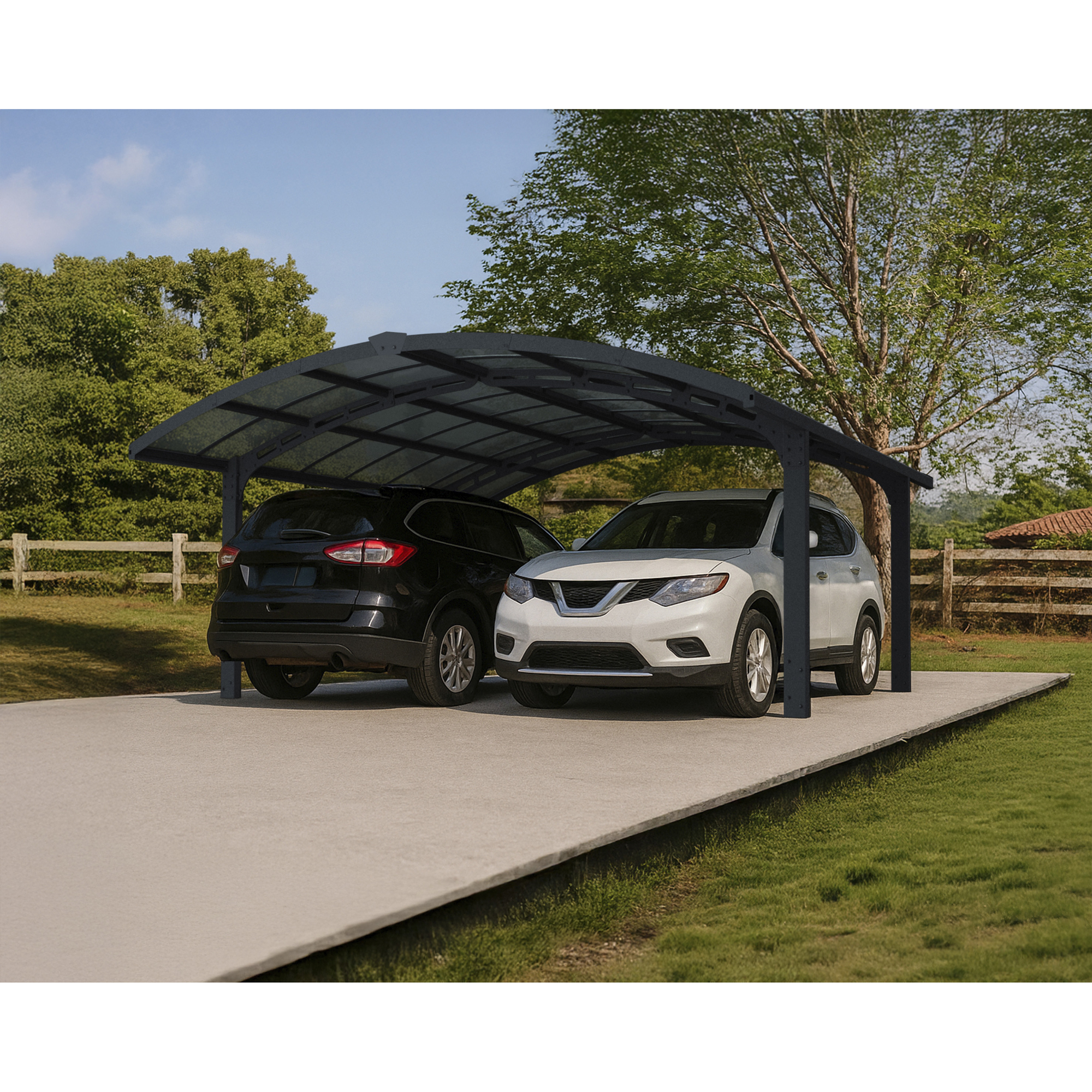 Dubbel Carport Canopia by Palram Arizona Breeze Carport I Metall 6x5 m